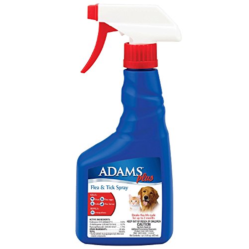 Adams Plus Flea & Tick Spray for Dogs and Cats - 16 Oz