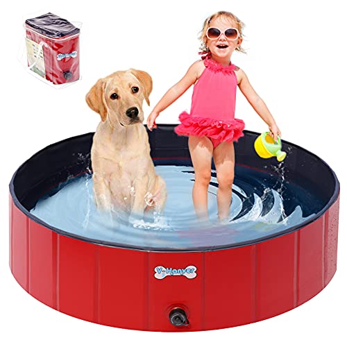 Portable Foldable Dog Pool for Medium and Large Dogs