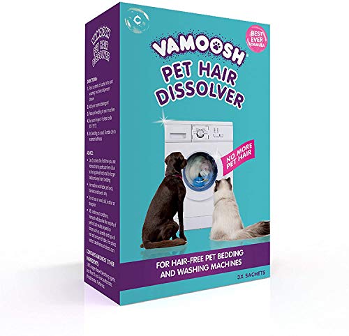 Vamoosh Pet Hair Dissolver 3 x 100g (1 Box) Pet Hair Remover for Washing Machines