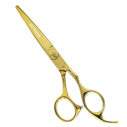 Equinox Professional Razor Edge Series - Barber Hair Cutting Scissors/Shears - 6.5" Overall Length with Fine Adjustment Tension Screw