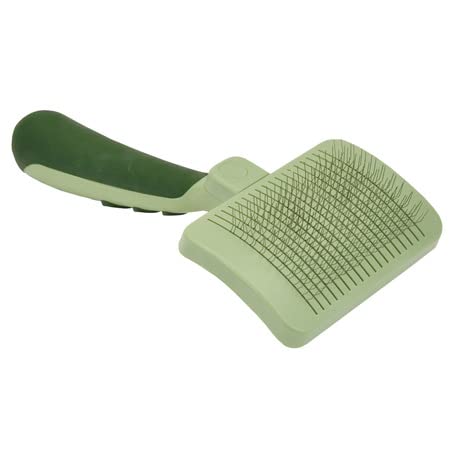 Coastal Pet Safari Dog Self-Cleaning Slicker Brush - Dog Deshedding Brush - Prevents Mats and Tangled Hair - For Dogs with Short or Long Hair - Small - 7" x 3.6"
