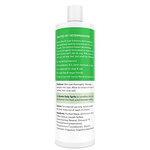 Nootie - Pet Shampoo for Sensitive Skin - Revitalizes Dry Skin & Coat - Natural Ingredients - Soap, Paraben & Sulfate Free - Cleans & Conditions