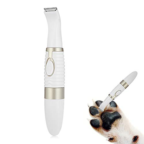 Dog Clippers, Cordless Cat and Small Dogs Clipper, Low Noise Electric Pet Trimmer, Dog Grooming Clippers for Trimming The Hair Around Paws, Eyes, Ears, Face, Rump â¦