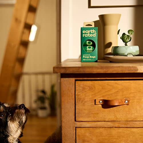 Earth Rated Dog Poop Bags, New Look, Guaranteed Leak Proof and Extra Thick Waste Bag Refill Rolls For Dogs, Unscented, 120 Count