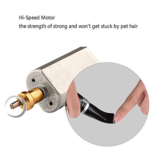 Dog Clippers, Cordless Cat and Small Dogs Clipper, Low Noise Electric Pet Trimmer, Dog Grooming Clippers for Trimming The Hair Around Paws, Eyes, Ears, Face, Rump â¦