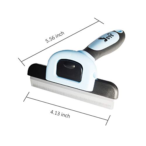 petgle Dog Hair Brush and Dog Comb Effectively Reduces Shedding Undercoat Professional Dog Grooming Tools and Pet Deshedding Brush for Small,Medium,Big,Large Dogs and Cats