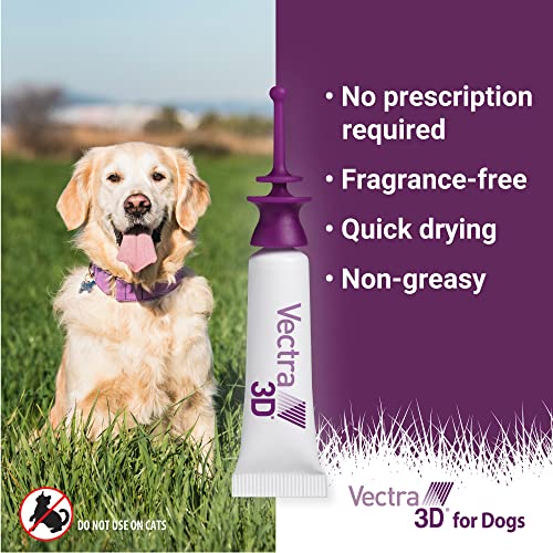 Vectra 3D (Red) 3pk Flea & Tick Control for Dogs Over 95lbs