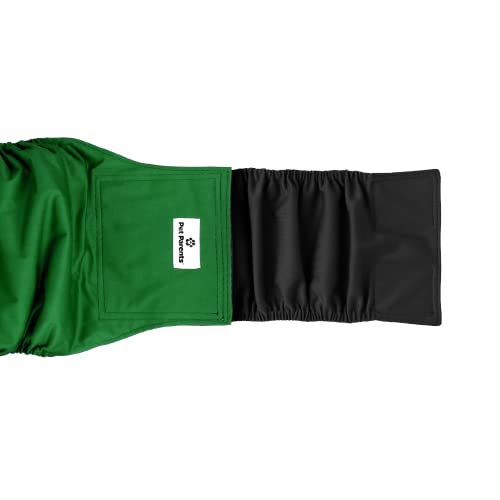 Pet Parents Premium Washable Dog Belly Bands & Extendrs, (3pack) of Male Dog Diapers, Male Dog Wraps, High Absorbing Belly Band for Male Dogs, Color: Gentlemen, Size: Small Dog Belly Band