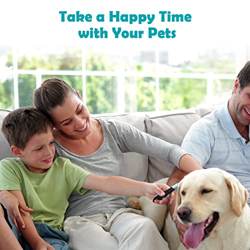 PETPAWJOY Slicker Brush, Dog Brush Gently Cleaning Pin Brush for Shedding Dog Hair Brush for Small Dogs Puppy Yorkie Poodle Rabbits Cats