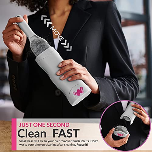 Pet Hair Remover, Cat Hair Remover, Dog Hair Remover Reusable Self-Cleaning Brush for Lint, Fur Removal, Fur Remover Cleaner for Couch Furniture Carpet Clothing Car Seat Upholstery Lint Roller Brush