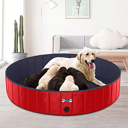Portable Foldable Dog Pool for Medium and Large Dogs