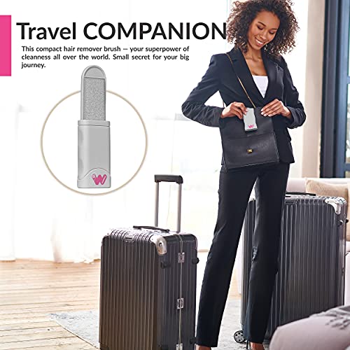 Pet Hair Remover, Cat Hair Remover, Dog Hair Remover Reusable Self-Cleaning Brush for Lint, Fur Removal, Fur Remover Cleaner for Couch Furniture Carpet Clothing Car Seat Upholstery Lint Roller Brush