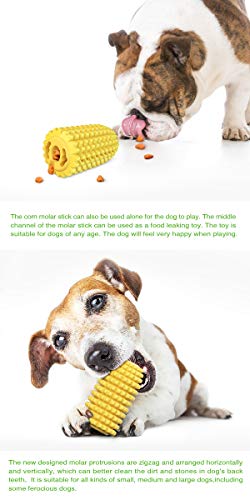 Ultra Bite Resistant Dog Tug Pull Toy Corn Shaped Suction Cup Dogs Supplies Puppy Toys Pet Molar Ball New Material Toothbrushâ¦