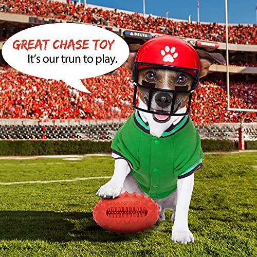 VANFINE Dog Squeaky Toys Almost Indestructible Tough Durable Dog chew Toys for Large Dogs Aggressive chewers Breed Stick Puppy Toys with Non-Toxic Natural Rubber