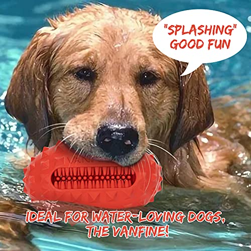 VANFINE Dog Squeaky Toys Almost Indestructible Tough Durable Dog chew Toys for Large Dogs Aggressive chewers Breed Stick Puppy Toys with Non-Toxic Natural Rubber