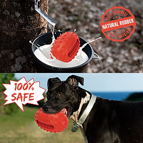 VANFINE Dog Squeaky Toys Almost Indestructible Tough Durable Dog chew Toys for Large Dogs Aggressive chewers Breed Stick Puppy Toys with Non-Toxic Natural Rubber