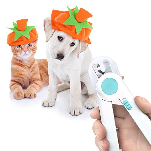 UmaUbaby LED Light Pet Nail Clippers for Dogs Cats with Quick Safety Guard to Avoid Over Cutting, Professional Grooming Tool for Large and Small Animals