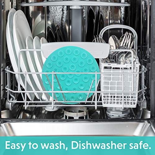 Pet Lick Mat Pad For Grooming, Anxiety, Washing In Shower And Bath Tub, Lick Mats For Dogs, With Super Suction Cup Hold, Licking Mat For Dogs Large And Small, Helps Wash Your Buddy And Doggie Training