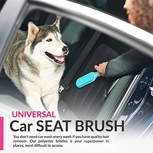 Pet Hair Remover, Cat Hair Remover, Dog Hair Remover Reusable Self-Cleaning Brush for Lint, Fur Removal, Fur Remover Cleaner for Furniture, Carpet, Clothing, Car Seat, Upholstery, Lint Roller Brush