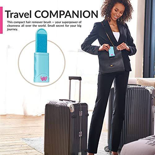 Pet Hair Remover, Cat Hair Remover, Dog Hair Remover Reusable Self-Cleaning Brush for Lint, Fur Removal, Fur Remover Cleaner for Furniture, Carpet, Clothing, Car Seat, Upholstery, Lint Roller Brush