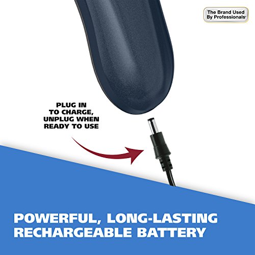 WAHL Lithium Ion Deluxe Pro Series Rechargeable Pet Clipper Grooming Kit with Low Noise & Heavy Duty Motor for Cordless Electric Trimming & Shaving Dogs â Model 9591-2100