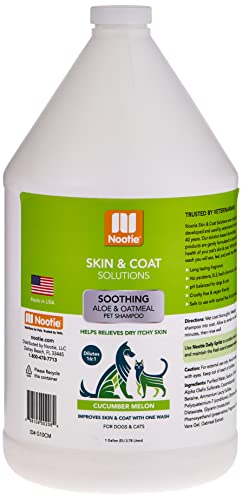 Nootie - Pet Shampoo for Sensitive Skin -Â Revitalizes Dry Skin & Coat - Natural Ingredients - Soap, Paraben & Sulfate Free - Cleans & Conditions