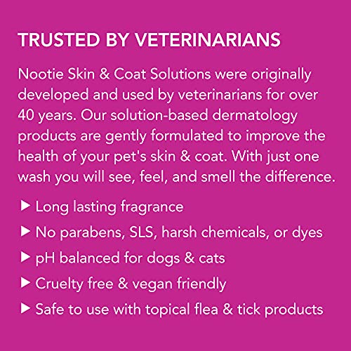 Nootie - Pet Shampoo for Sensitive Skin -Â Revitalizes Dry Skin & Coat - Natural Ingredients - Soap, Paraben & Sulfate Free - Cleans & Conditions