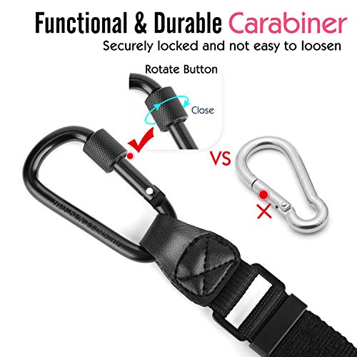 Pawaboo Dog Safety Vest Harness, Pet Car Harness Vehicle Seat Belt with Adjustable Strap and Carabiner, Easy Control for Driving Traveling Safety for Small Medium Dogs Cats, Extra Large, Purple Marble