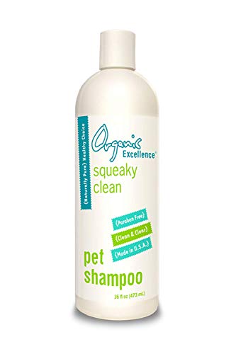 Organic Excellence Mild Dog Shampoo, Great for All Pets: Dogs, Puppies, Cats, Horses, Formulated for Sensitive Skin, Made with Aloe and Nourishing Botanicals - 16oz