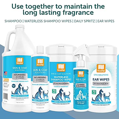 Nootie - Pet Shampoo for Sensitive Skin -Â Revitalizes Dry Skin & Coat - Natural Ingredients - Soap, Paraben & Sulfate Free - Cleans & Conditions