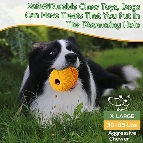 M.C.works Dog Chew Toys for Aggressive Chewer, Tough Dog Dental Chews Toy, Indestructible Dog Toys for Large Dogs, Puppy Chew Toys Food Grade.