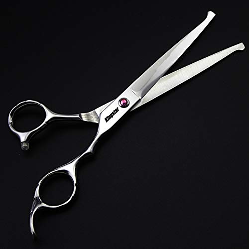 Klngstar Professional Razor Edge Series - 7.0"/8.0"/9.0"/10" Silver Professional Pet Grooming Cutting Scissors/Shears for Dog Lovers