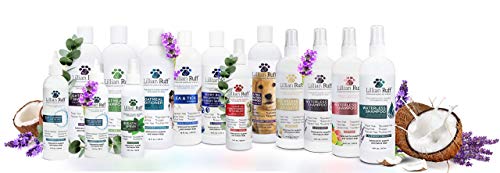 Lillian Ruff Oatmeal Dog Shampoo - Lavender Coconut Scent with Aloe - Deodorize and Soothe Dry Itchy Skin - Gentle Cleanser for Normal to Sensitive Skin (16oz Shampoo & Conditioner Set)