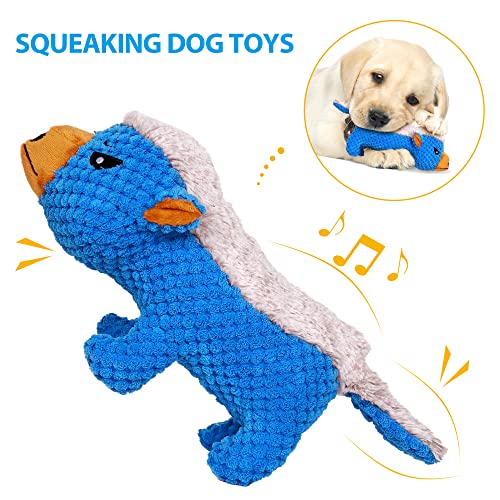 IOKHEIRA Squirrel Dog Toy, Squeaky Dog Toys for Small Dogs, Plush Dog Toy for Medium Dogs, Stuffed Dog Toys for Medium Dogs, Dog Chew Toy for Large Dogs