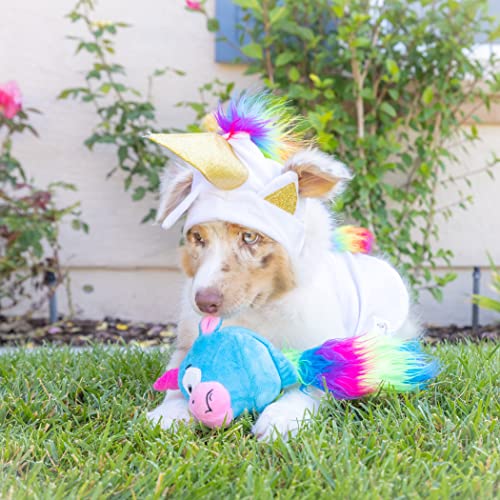 Hyper Pet Doggie Pal Unicorn Interactive Plush Dog Toys (Wiggles, Vibrates, and Barks â Dog Toys for Boredom and Stimulating Play)