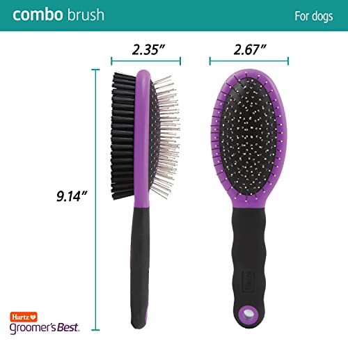 Hartz Groomer's Best Combo Detangling Dog Brush