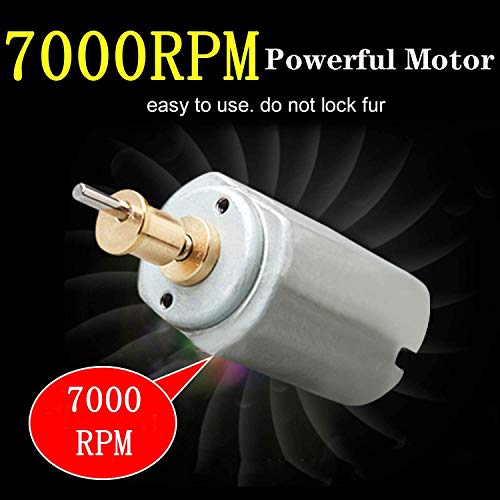 HANSPROU Upgraded Dog Shaver Clippers Rechargeable Dog Clipper for Thick Heavy Coats Low Noise Pet Trimmer Pet Professional Grooming Clippers with Guard Combs Brush for Dogs Cats and Other Animals