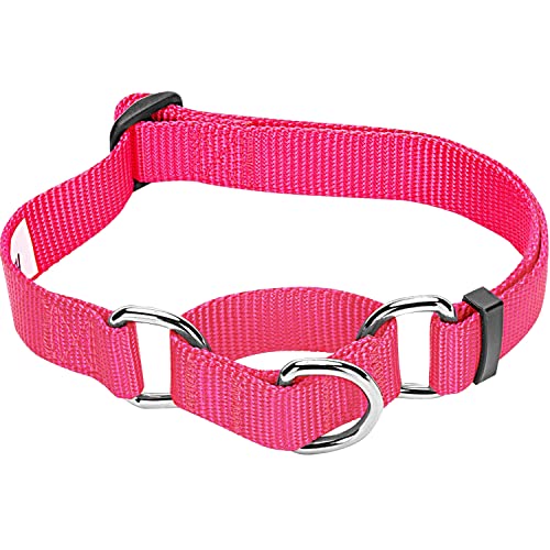 French Pink Martingale Collar for Large Dogs