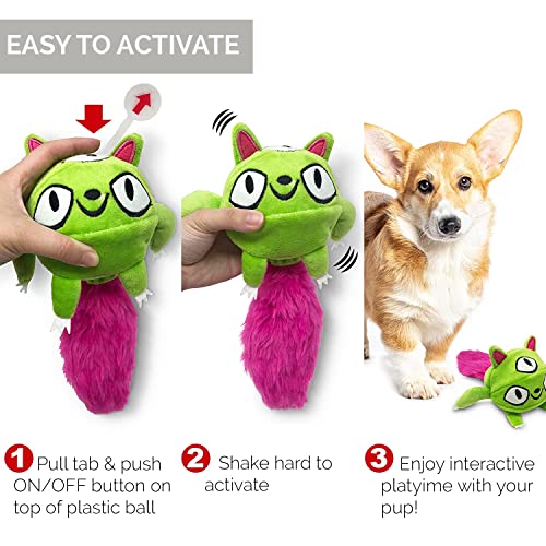 Hyper Pet Doggie Pal Monster Interactive Plush Dog Toys (Wiggles, Vibrates, and Barks â Dog Toys for Boredom and Stimulating Play)