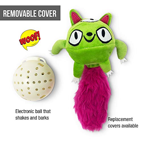 Hyper Pet Doggie Pal Monster Interactive Plush Dog Toys (Wiggles, Vibrates, and Barks â Dog Toys for Boredom and Stimulating Play)