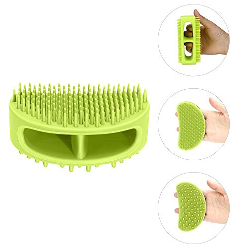 Famobest Dog Brush & Cat Brush, Soft Silicone Dog Grooming Brush, Pet Bath & Massage Brush for Cats and Dogs with Short or Long Hair, Cat Slicker Shedding Hair Brush for All Pet Sizes