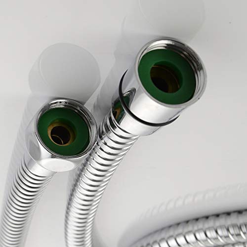 Extra Long Shower Head Hose 118", Angle Simple Stainless Steel Flexible Handheld Shower Hose, Shower Sprayer Hose No Tangles, Shower Hose Replacement 1/2" IPS, Shower Extension Hose Chrome
