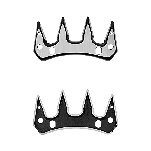 Dragro Sheep Clippers Replacement Blades, Professional Stainless Steel Clipper Blades for Thick Coat Animals