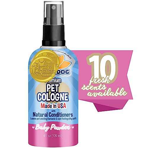 Bodhi Dog Natural Pet Cologne | Premium Scented Perfume Body Spray for Dogs and Cats | Clean and Fresh Scent | Natural Conditioning Qualities | Made in USA