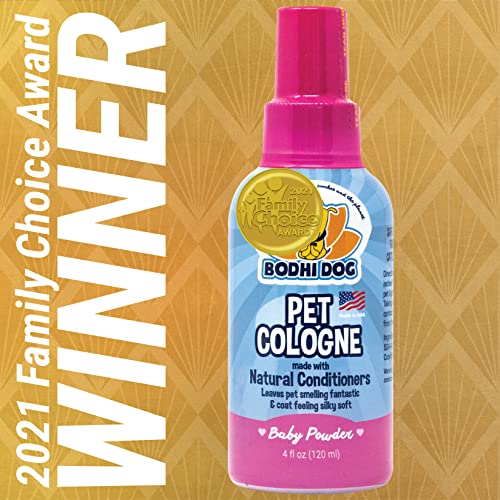 Bodhi Dog Natural Pet Cologne | Premium Scented Perfume Body Spray for Dogs and Cats | Clean and Fresh Scent | Natural Conditioning Qualities | Made in USA