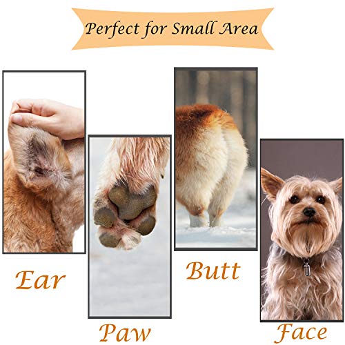 Dog Clippers, Cordless Cat and Small Dogs Clipper, Low Noise Electric Pet Trimmer, Dog Grooming Clippers for Trimming The Hair Around Paws, Eyes, Ears, Face, Rump