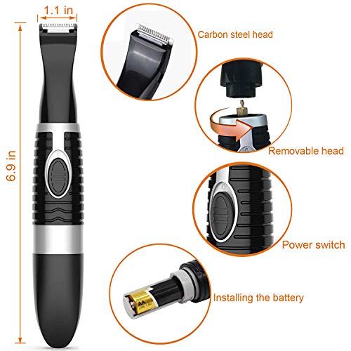 Dog Clippers, Cordless Cat and Small Dogs Clipper, Low Noise Electric Pet Trimmer, Dog Grooming Clippers for Trimming The Hair Around Paws, Eyes, Ears, Face, Rump