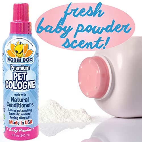 Bodhi Dog Natural Pet Cologne | Premium Scented Perfume Body Spray for Dogs and Cats | Clean and Fresh Scent | Natural Conditioning Qualities | Made in USA