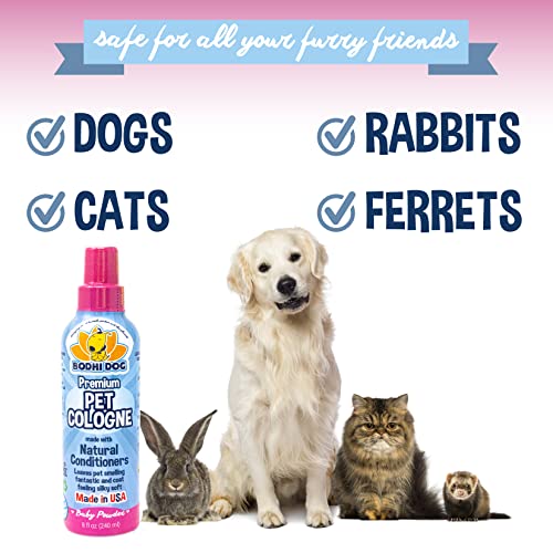 Bodhi Dog Natural Pet Cologne | Premium Scented Perfume Body Spray for Dogs and Cats | Clean and Fresh Scent | Natural Conditioning Qualities | Made in USA