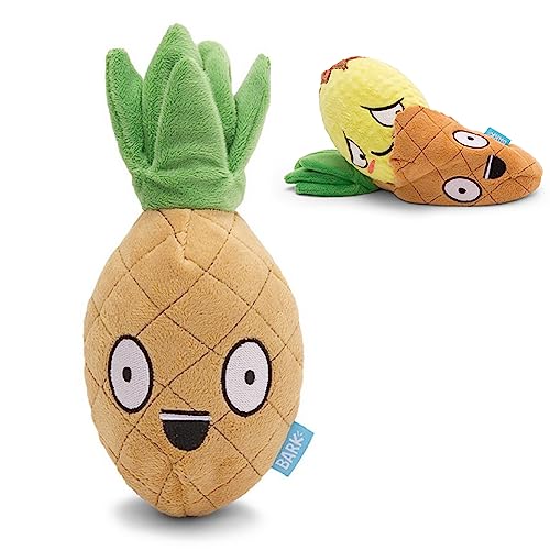 BarkBox 2-in-1 Interactive Plush Puzzle Dog Toys - Squeaky Pet and Puppy Enrichment Toys for Small, Medium, and Large Dogs | Penny The Pineapple